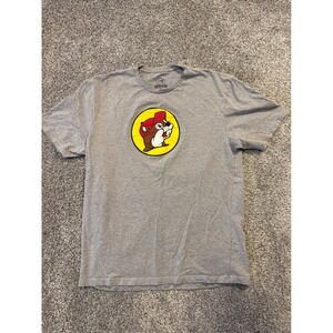 Bucees HODWY‎ Graphic T-Shirt Texas Travel Stop Souvenir Tee Large Gray